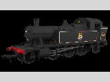GWR 44XX CLASS No4406 BR (EARLY CREST) LINED BLACK 951007