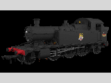 GWR 44XX CLASS No4401 BR (EARLY CREST) PLAIN BLACK 951008