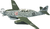 MESSERSCHMITT ME-262B-1A/U1 NIGHT FIGHTER \'RED 12\'-AA37206