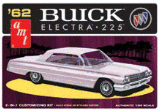 1962 BUICK ELECTRA 225 1-25 SCALE PLASTIC CAR KIT-AMT-614