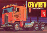 KENWORTH K-123 CABOVER 1-25 SCALE PLASTIC TRUCK KIT AMT-687
