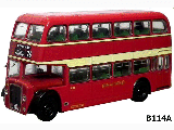 RED & WHITE ECW BRISTOL LD LODEKKA(76 BEACHLEY) B114A