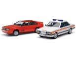 AUDI QUATTRO RED & POLICE FORD GRANADA 2.8 ASHES TO ASHES SET CC