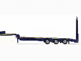 NOOTEBOOM STEPFRAME LOW LOADER TRAILER 3 AXLE BLUE C411 JMP