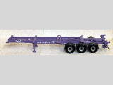 SKELETAL CONTAINER TRAILER TRI-AXLE RUSSELL SF05 TTE