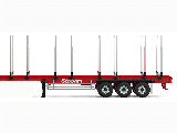 LOG TRAILER-3 AXLE EDDIE STOBART