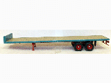 FLATBED TRAILER TWIN AXLE POLOCK KSX 132T(T)