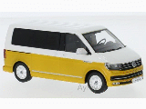 VOLKSWAGEN T6 MULTIVAN 2017 WHITE/GOLD 1-43 SCALE CLC351N