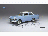 OPEL REKORD P2 BLUE/WHITE 1961 1-43 SCALE CLC360N