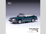 SAAB 900 CONVERTIBLE GREEN 1991 1-43 SCALE CLC578N