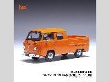 VW T2B DOUBLE CAB PICK UP ORANGE 1972 1-43 SCALE CLC598N