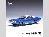 PLYMOUTH SATELLITE SEBRING PLUS BLUE/WHITE 1971 1-43 SCALE CLC60