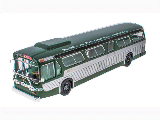 GENERAL MOTORS NEW LOOK FISHBOWL 1965 1-43 SCALE MODEL BUS HC73