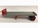 SINGLE AXLE FLATBED TRAILER BRS BIRMINGHAM 118 LOG