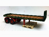 FLATBED TRAILER TWIN AXLE-EDDIE STOBART FHH 944