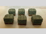 RESIN LOAD PALLETS GREEN X 6 1-50 SCALE