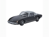 LOTUS ELAN PLUS 2 BLACK/SILVER-LE004