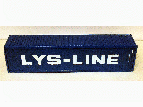 40FT CONTAINER LYS-LINE(BLUE)