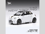 FIAT 500e ABARTH WHITE 2024 1-43 SCALE MOC345