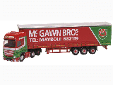 MERCEDES ACTROS CURTAINSIDE McGAWN BROS N GAUGE-NMB007