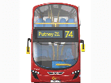 GO-AHEAD LONDON WRIGHT ECLIPSE GEMINI 2 (74 PUTNEY)-OM46503B