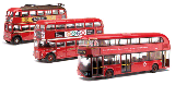 LONDON TRANSPORT BUS SET THEN & NOW-OM49904