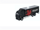 VOLVO FH CURTAINSIDE RIGID LORRY BRAINS SP113