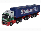 VOLVO FH SKELETAL TRAILER EDDIE STOBART(VICTORIA JADE)-STOB038