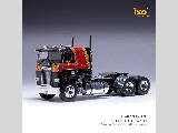 FREIGHTLINER FLA 1993 BLACK/ORANGE 1-43 SCALE TR215