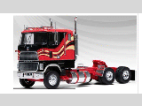 FORD CL 9000 RED 1976 1-43 SCALE U43TR003