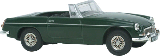 MGB ROADSTER GREEN VA10700