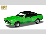 FORD CAPRI MK2 3.0S X PACK SIGNAL GREEN VA15405