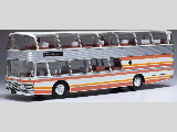 NEOPLAN NH 22L SKYLINER 1983 WHITE/RED 1-43 SCALE BUS033LQ