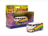 VW CAMPERVAN PEACE LOVE & RAINBOWS CC02739