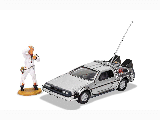 BACK TO THE FUTURE DELOREAN & DOC BROWN FIGURE CC05503