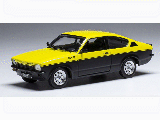 OPEL KADETT C COUPE GTE 1976 YELLOW/BLACK 1-43 SCALE CLC383N