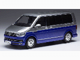 VOLKSWAGEN T6 MULTIVAN SILVER/BLUE 1-43 SCALE CLC390N