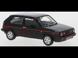 VOLKSWAGEN GOLF GTI 1984 BLACK/RED 1-43 SCALE CLC417N