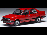 VOLKSWAGEN JETTA MKII 1984 RED 1-43 SCALE CLC426N