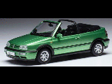 VW GOLF MKIII CABRIOLET METALLIC GREEN 1995 1-43 SCALE CLC427N