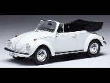 VW BEETLE 1302 LS CABRIOLET WHITE 1971 1-43 SCALE CLC428N