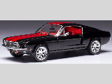 FORD MUSTANG FASTBACK BLACK/RED 1967 1-43 SCALE CLC478N