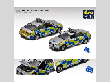 AUDI A6 UK POLICE 1-64 SCALE ECAU22A60901