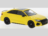 AUDI RS3 SALOON YELLOW 2022 1-43 SCALE MOC332