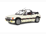 PEUGEOT 205 CTI MKI CABRIOLET WHITE 1-18 SCALE S1806202