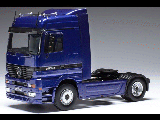 MERCEDES-BENZ ACTROS MP1 METALLIC BLUE 1995 1-43 SCALE TR121