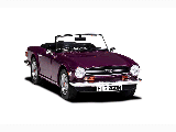 TRIUMPH TR6 MAGENTA VA14701